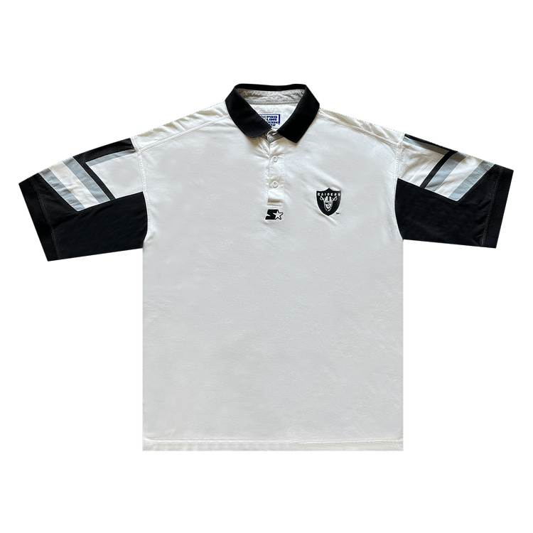 Vintage 1990s Los Angeles Raiders Polo "White"