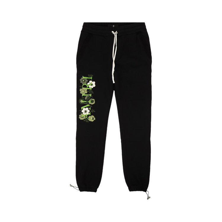 Amiri Flower Sweatpants "Black"