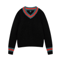 Stussy Mohair Tennis Sweater "Black"