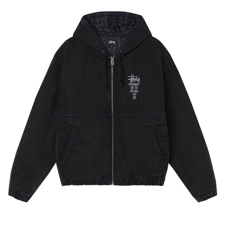 Stussy Canvas Insulated Work Jacket "Black"