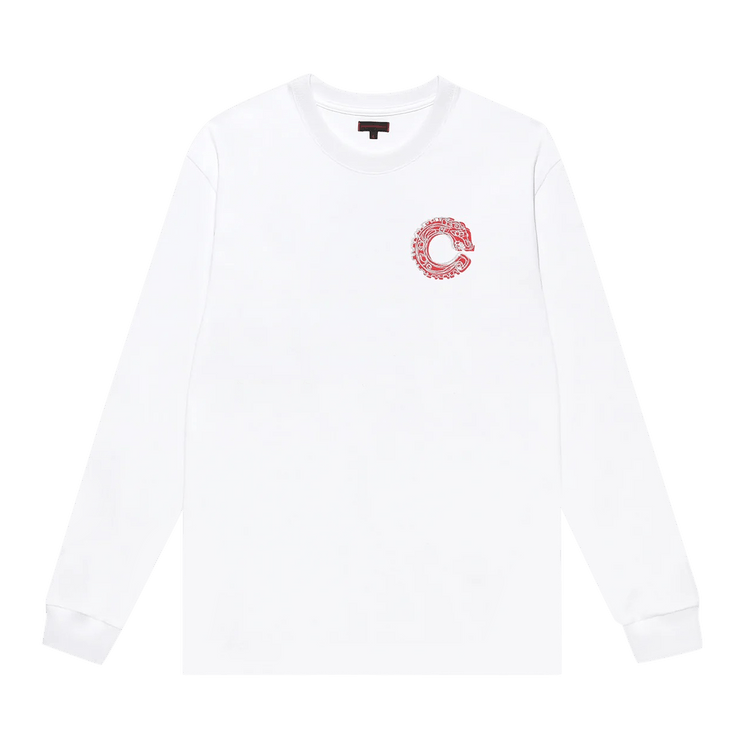 CLOT Tribal Long-Sleeve Tee "White"