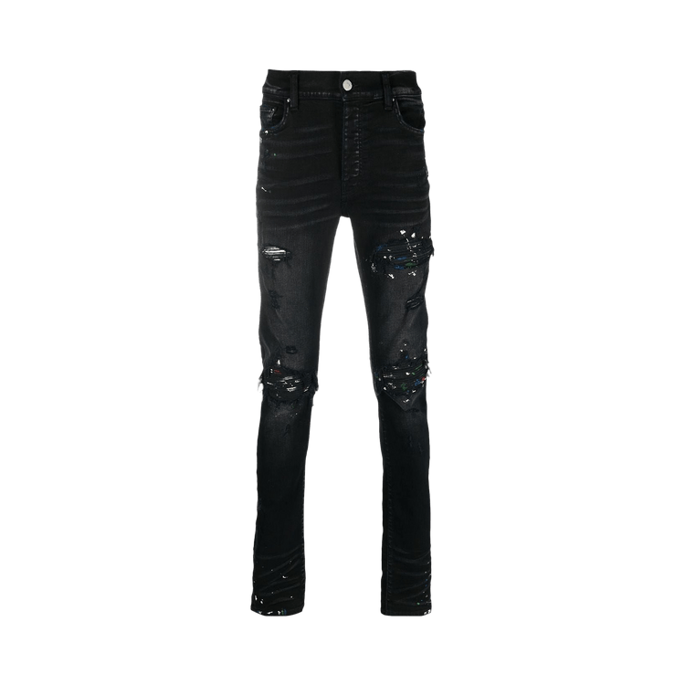 Amiri Paint Splatter MX1 "Aged Black"