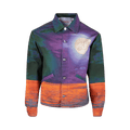BLUEMARBLE Printed Denim Blouson "Multicolor"
