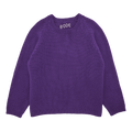 Bode Cashmere Crewneck Sweater "Purple"
