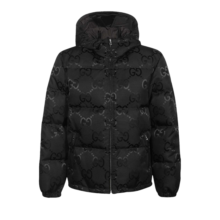 Gucci Jumbo GG Canvas Down Jacket "Black"