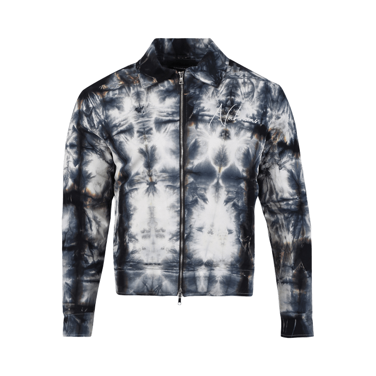 Nahmias Padded Zip Jacket "Blue Tye Dye"