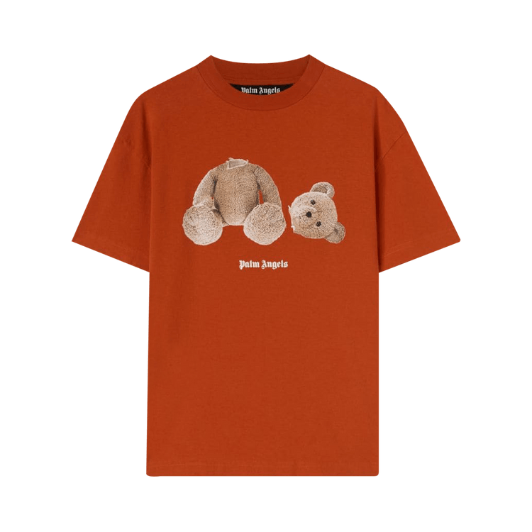 Palm Angels PA Bear Classic Tee "Brick Red"