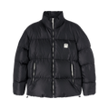 Palm Angels Logo Down Jacket "Black/White"