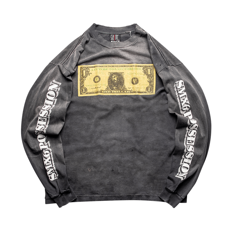 SAINT Mxxxxxx KMR Long-Sleeve Tee "Black"