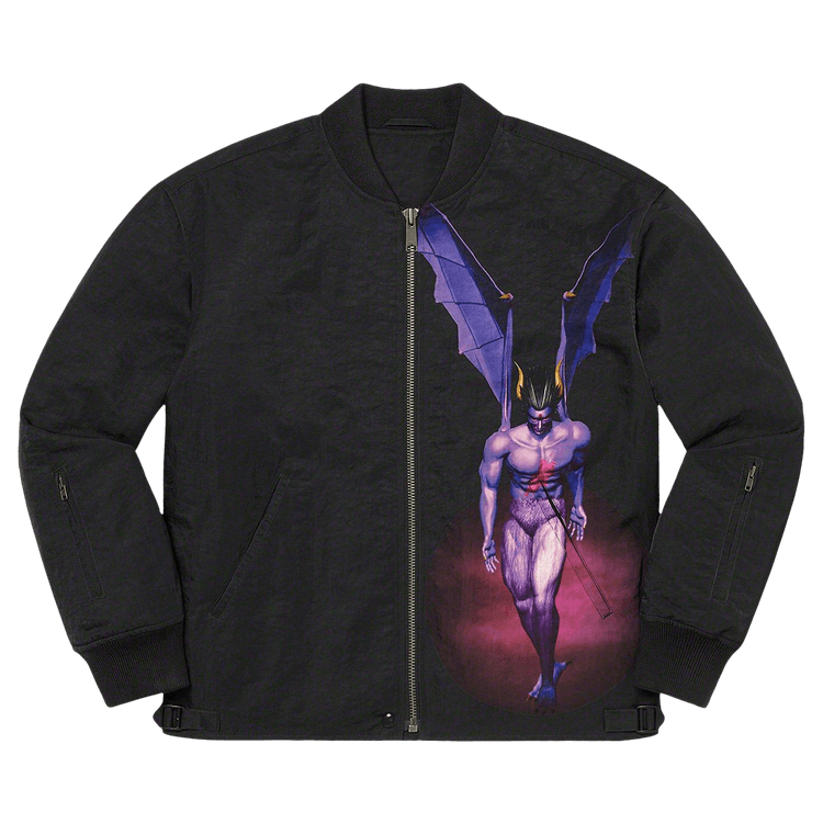 Supreme x Yohji Yamamoto x TEKKEN Nylon Bomber Jacket "Black"