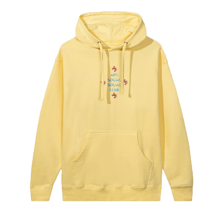 Anti Social Social Club 2 Much Of Heaven Hoodie "Yellow"