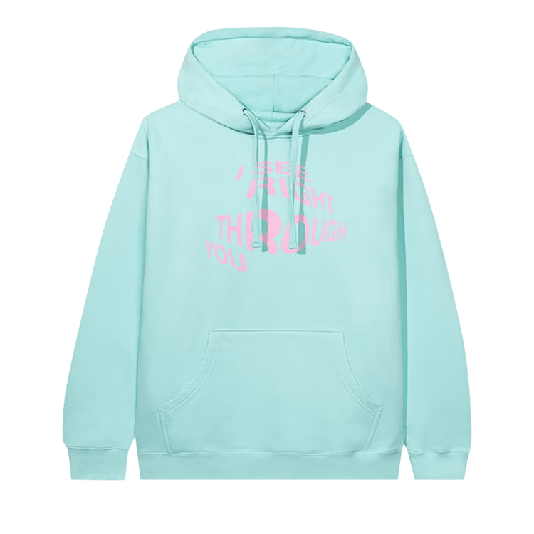 Anti Social Social Club Crystal Clear Hoodie "Mint"