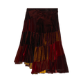 Comme des Garçons Patchwork Skirt "Burgundy"