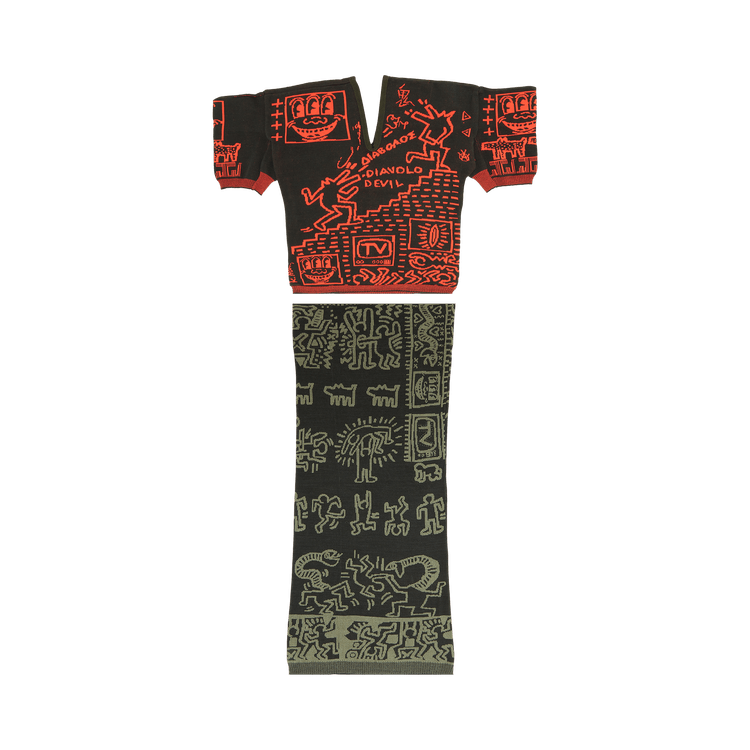 Vivienne Westwood x Malcolm McLaren Worlds End Keith Haring Setup "Orange/Olive"