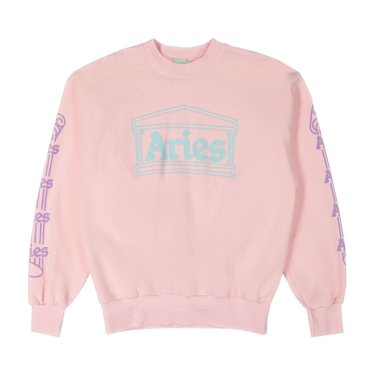 Aries Column Sweatshirt "Pink"