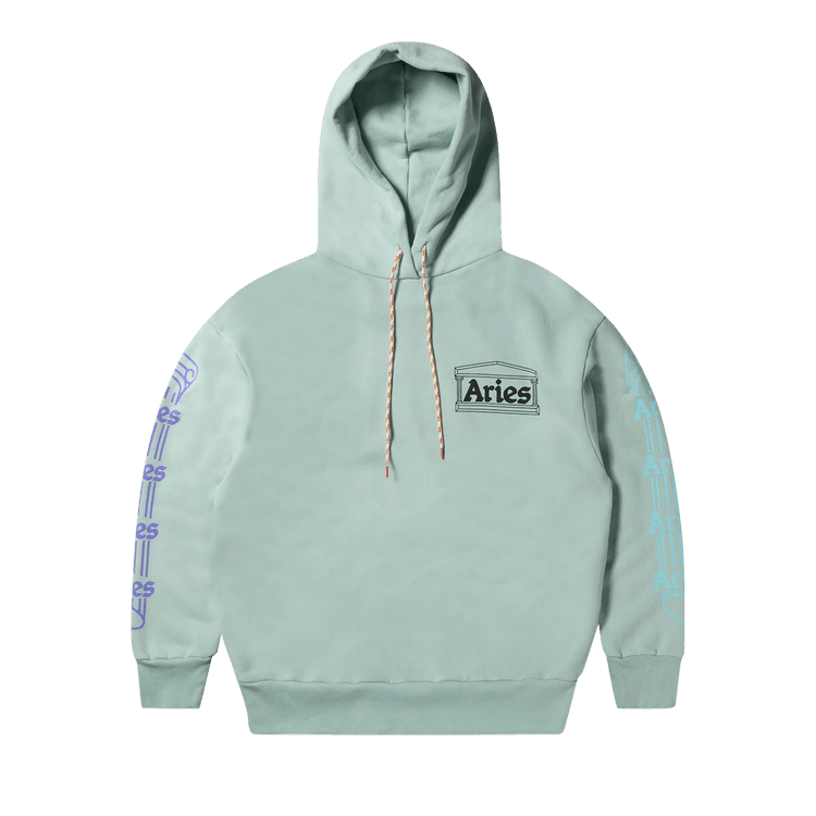 Aries Column Hoodie "Pale Mint"