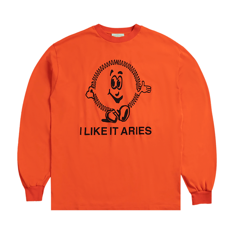 Aries I Like It Long-Sleeve T-Shirt "Orange"