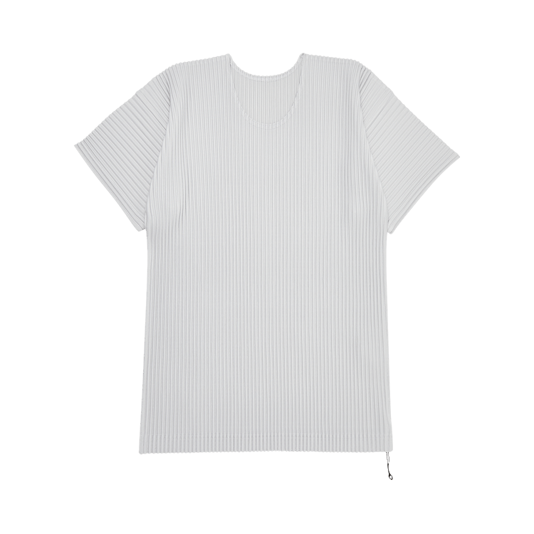 Homme Plissé Issey Miyake Basic T-Shirt "Light Grey"