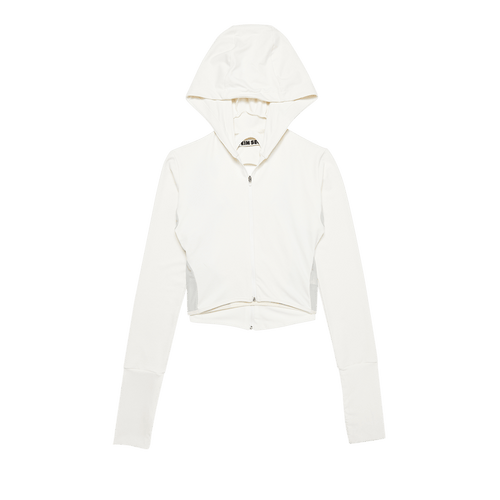Hyein Seo Layered Zip Top "Ivory"