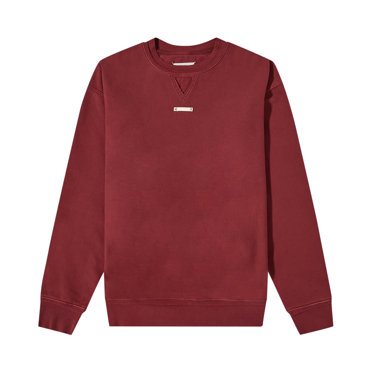 Maison Margiela Crewneck Sweatshirt "Burgundy"