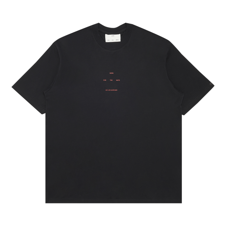 Song for the Mute Logo Oversized T-Shirt "Black"