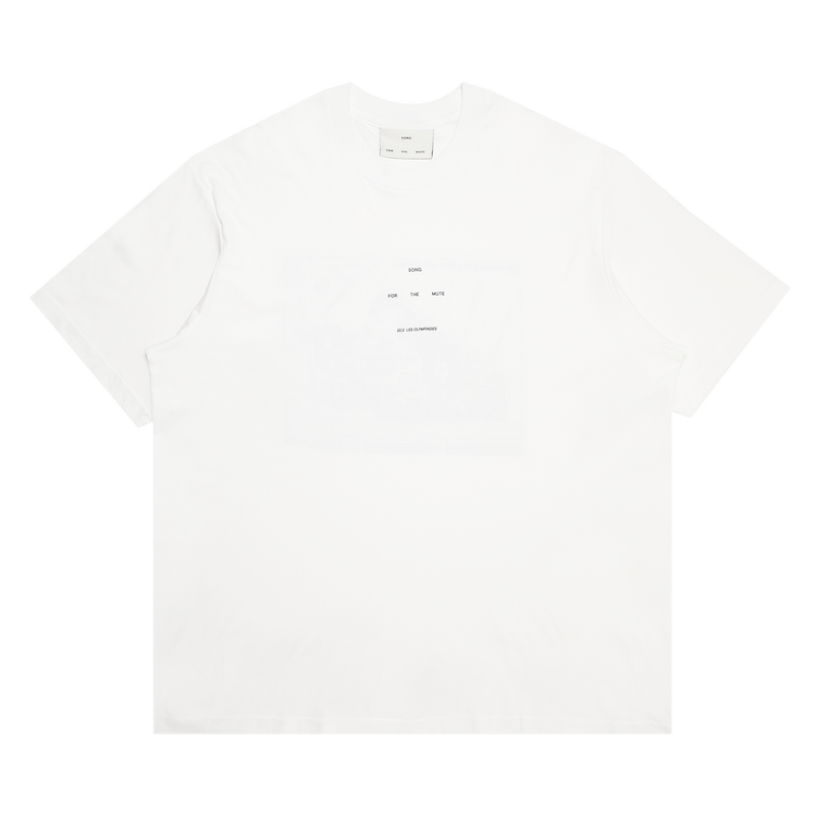 Song for the Mute Logo Oversized T-Shirt "White"