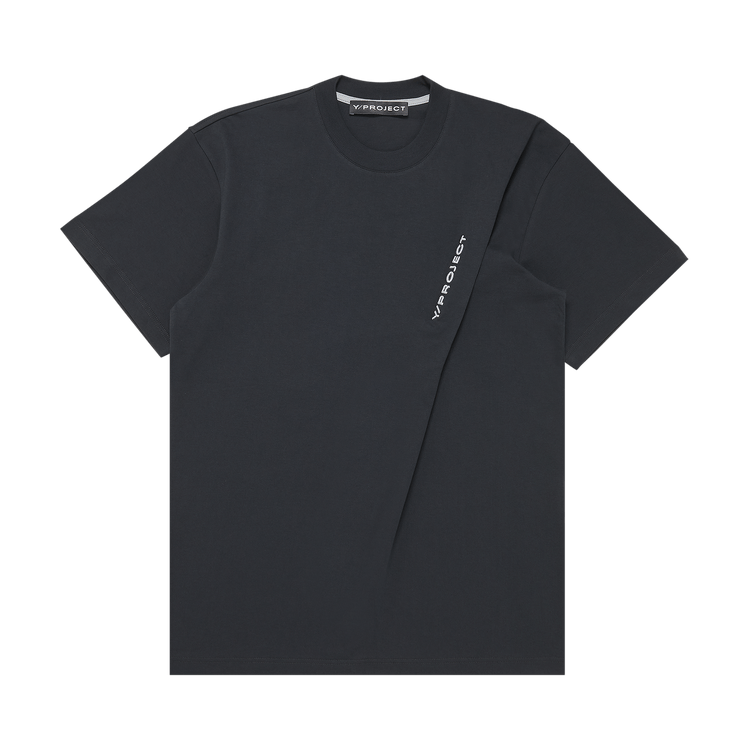 Y/Project Pinched Logo T-Shirt "Navy"
