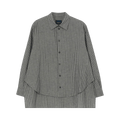 Yohji Yamamoto Regulation Back Square Short Blouse "Grey"