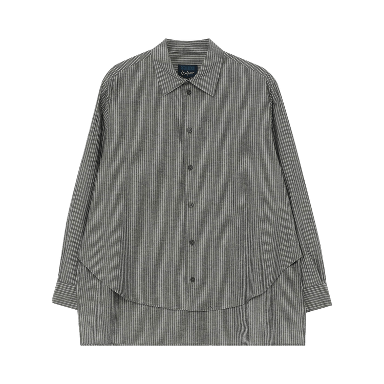 Yohji Yamamoto Regulation Back Square Short Blouse "Grey"