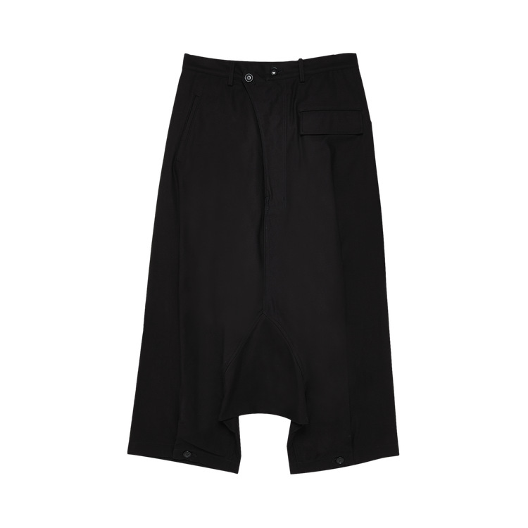 Yohji Yamamoto Regulation Gusset Sarouel Pants "Black"