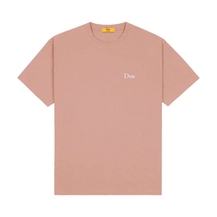 Dime Small Logo T-Shirt "Old Pink"