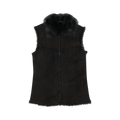 Helmut Lang Vest With Fur Lining "Black"