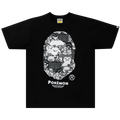 BAPE Baby Milo x Pokemon Monotone Ape Head Tee #2 "Black"