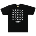 BAPE Baby Milo x Pokemon Monotone Tee #4 "Black"
