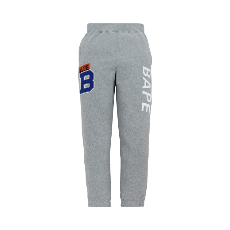 BAPE Patch Sweat Pants "Grey"