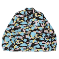 BAPE New Multi Camo Relaxed Coach Jacket "Black"