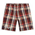 BAPE Check Shorts "Red"