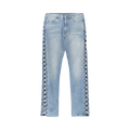 Martine Rose Cross Hatch Jean "Blue Wash"