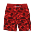 BAPE Color Camo Sweatshorts "Red"
