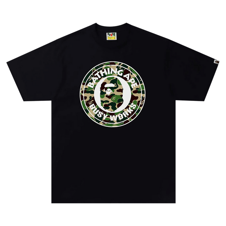 BAPE ABC Camo Busy Works T-Shirt "Black/Green"