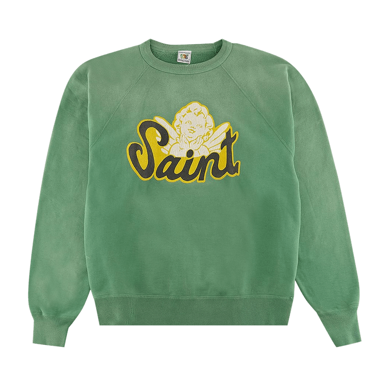 SAINT Mxxxxxx Angel Crewneck "Green"
