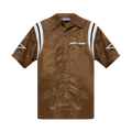 Just Don Out Of This World Button Up Shirt "Brown"