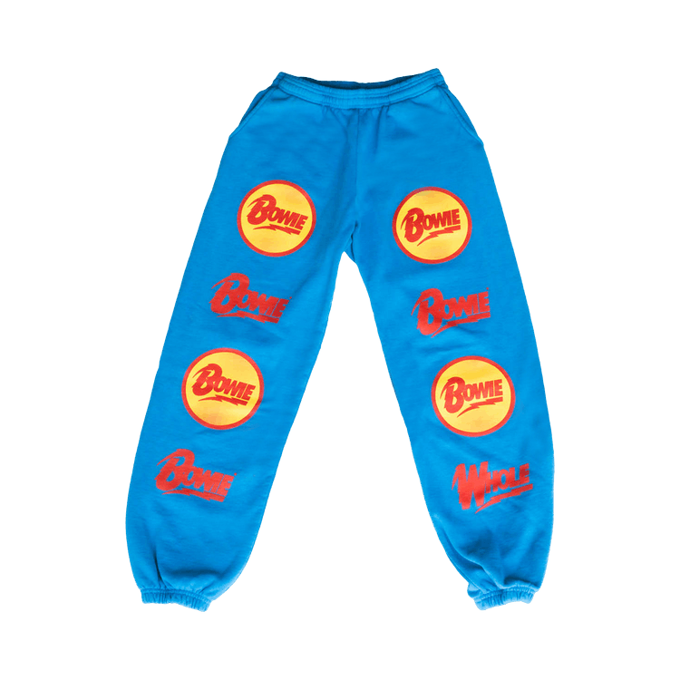 WHOLE David Bowie Logo Sweatpants "Teal"