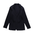 Homme Plissé Issey Miyake Basic Pleated Jacket "Navy"