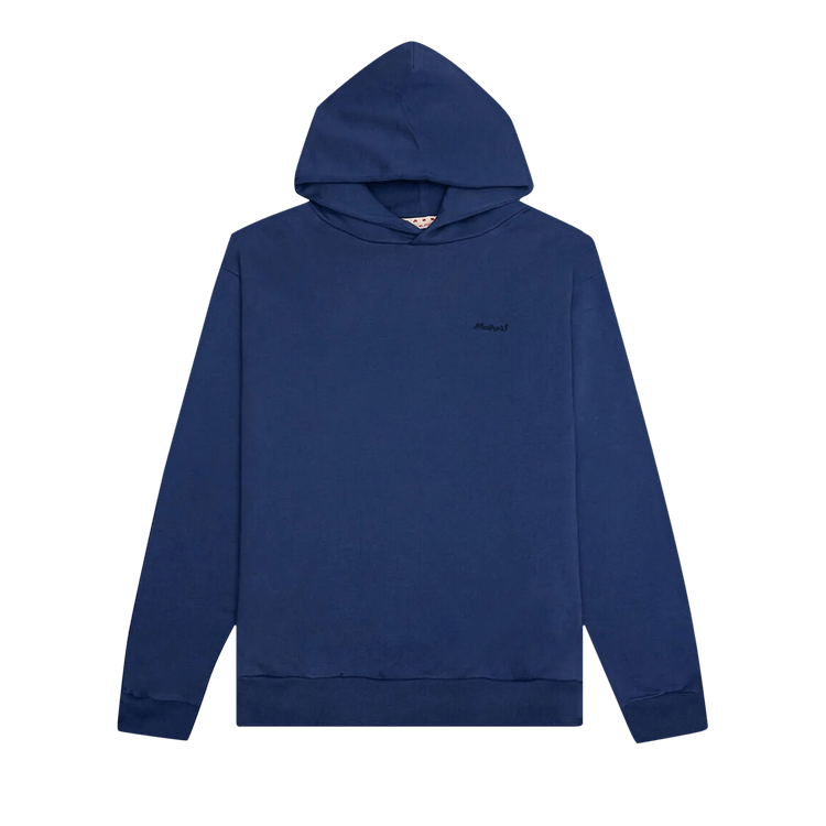 Marni Brushed Logo Hoodie "Ocean"