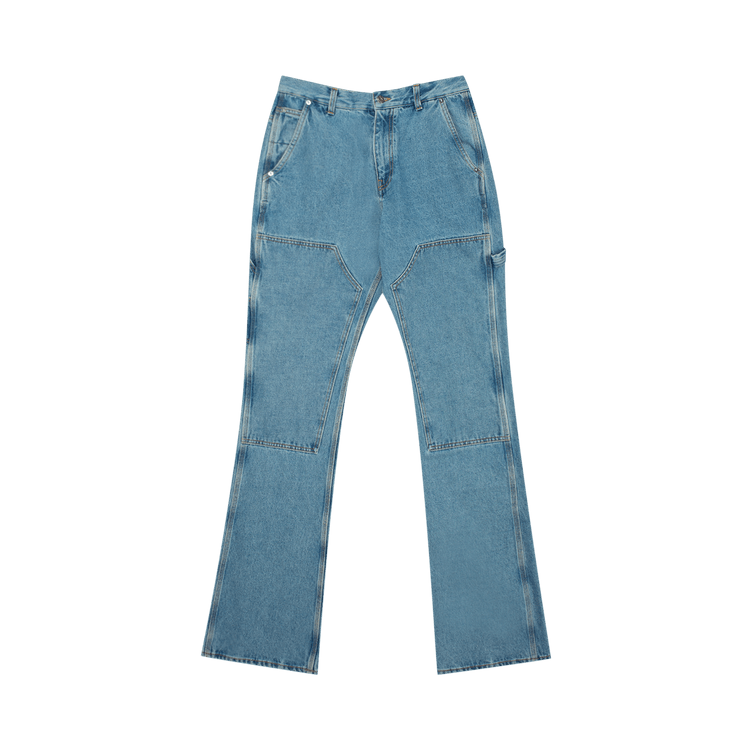 Off-White Flare Carpenter Jeans "Medium Blue"