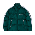 Palm Angels Classic Track Down Jacket "Green/White"
