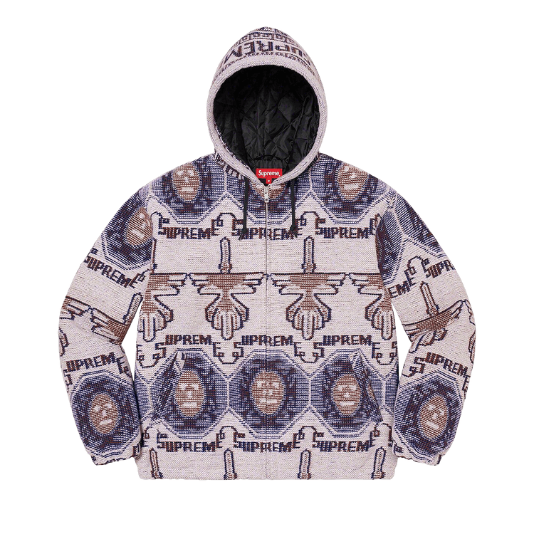 Supreme Woven Hooded Jacket "Dusty Lilac"