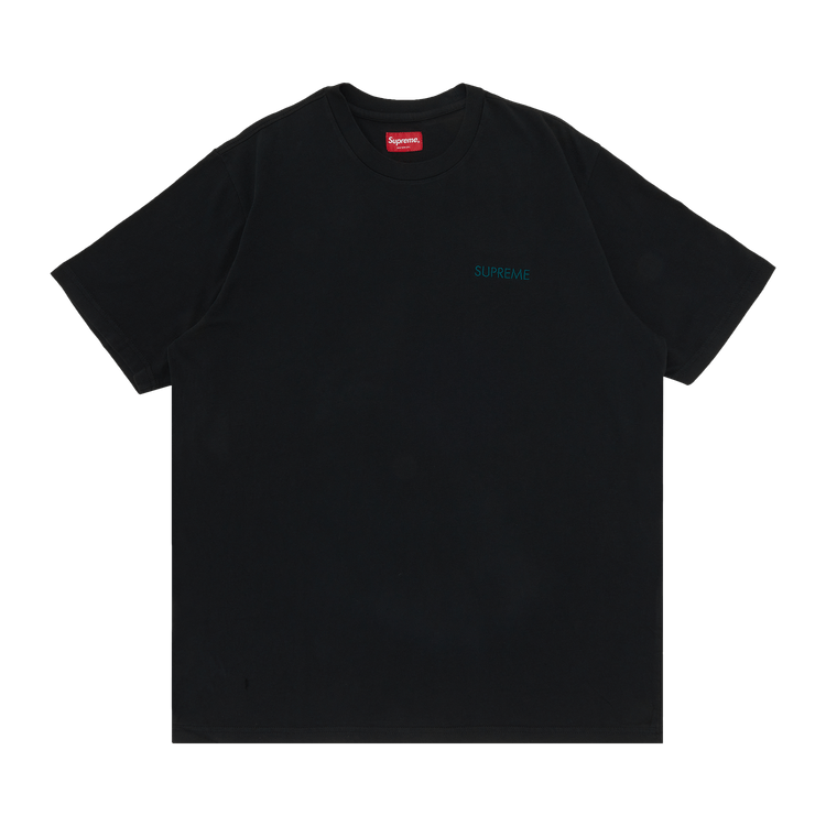 Supreme Washed Capital Short-Sleeve Top "Black"