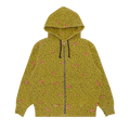 Supreme x IRAK Zip Up Hooded Sweatshirt "Yellow"